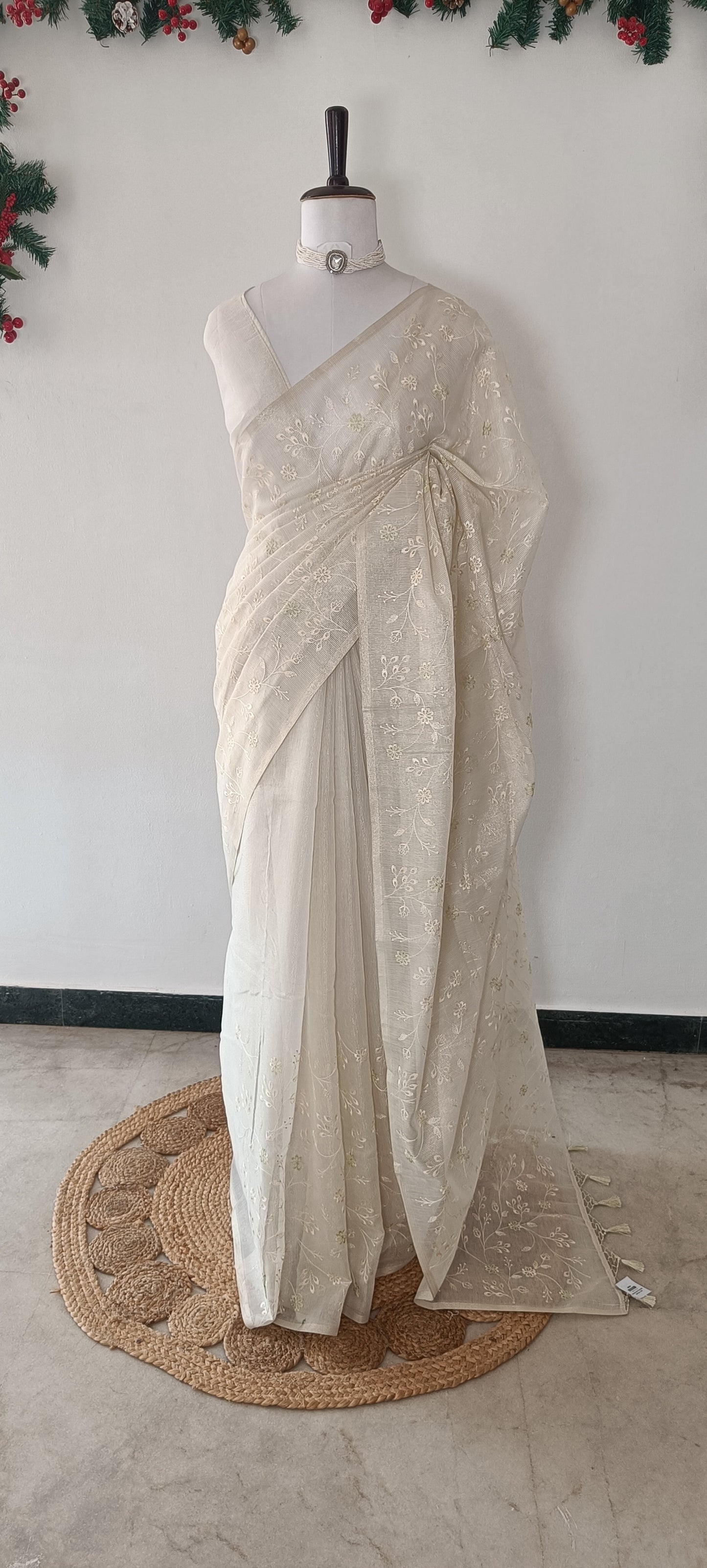 Kota Embroidery Saree