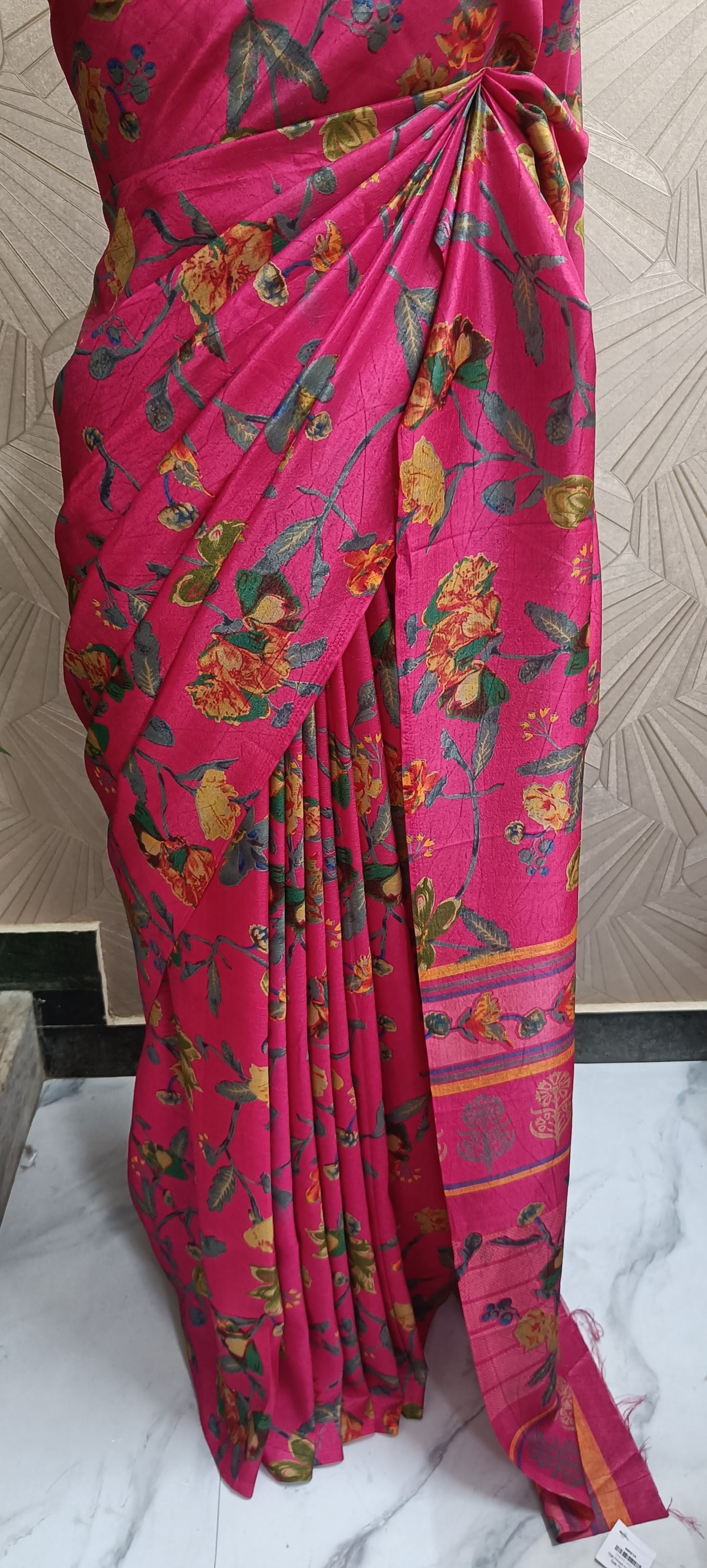 Mulberry Silk Digital Printed Saree