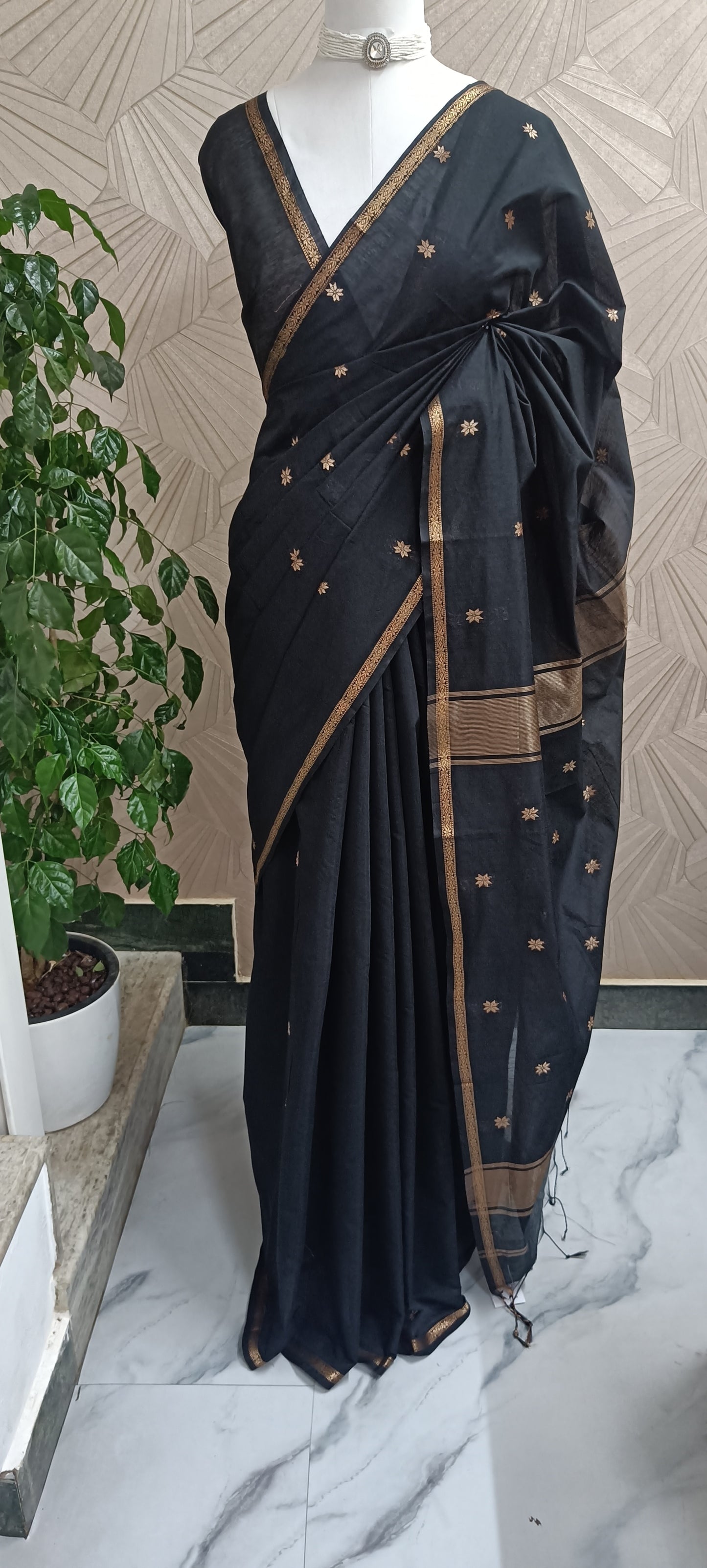 Maheshwari Cotton Silk Saree