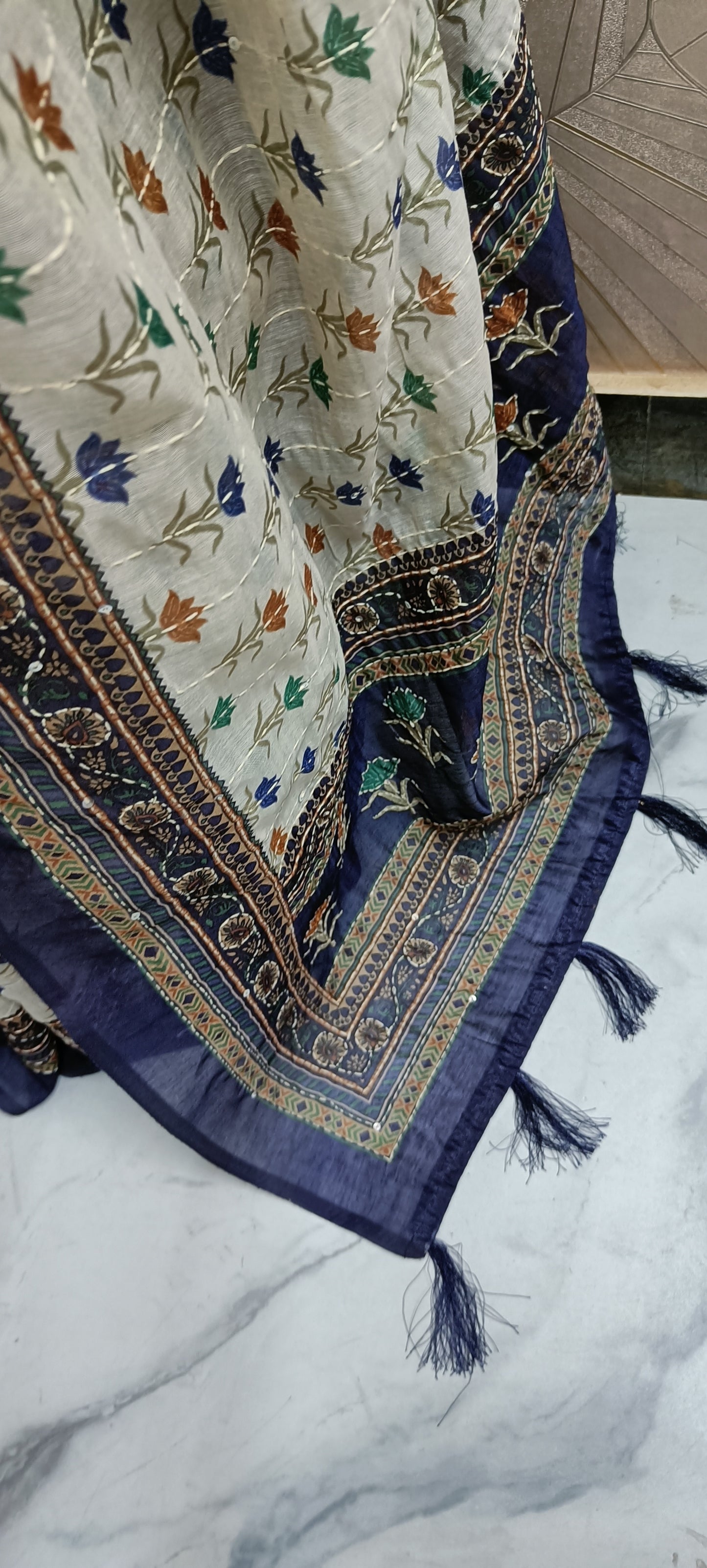 Chanderi Cotton Silk Saree