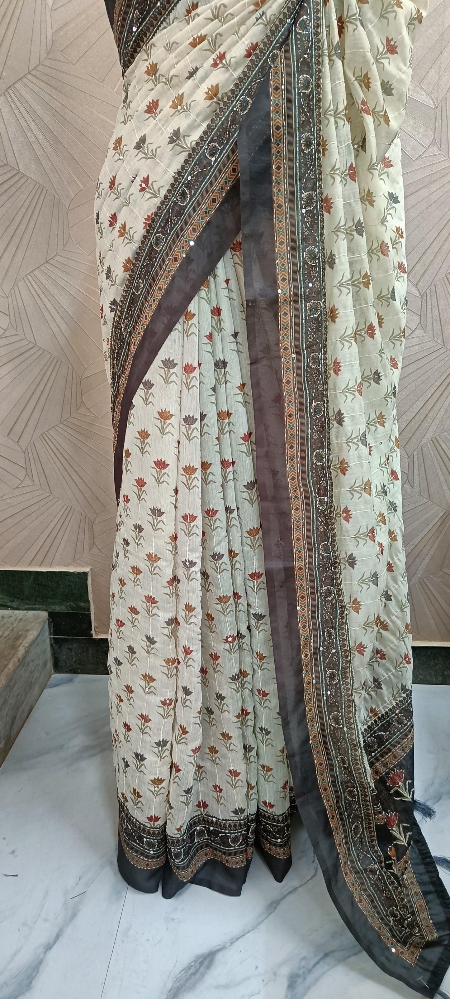 Chanderi Cotton Silk Saree