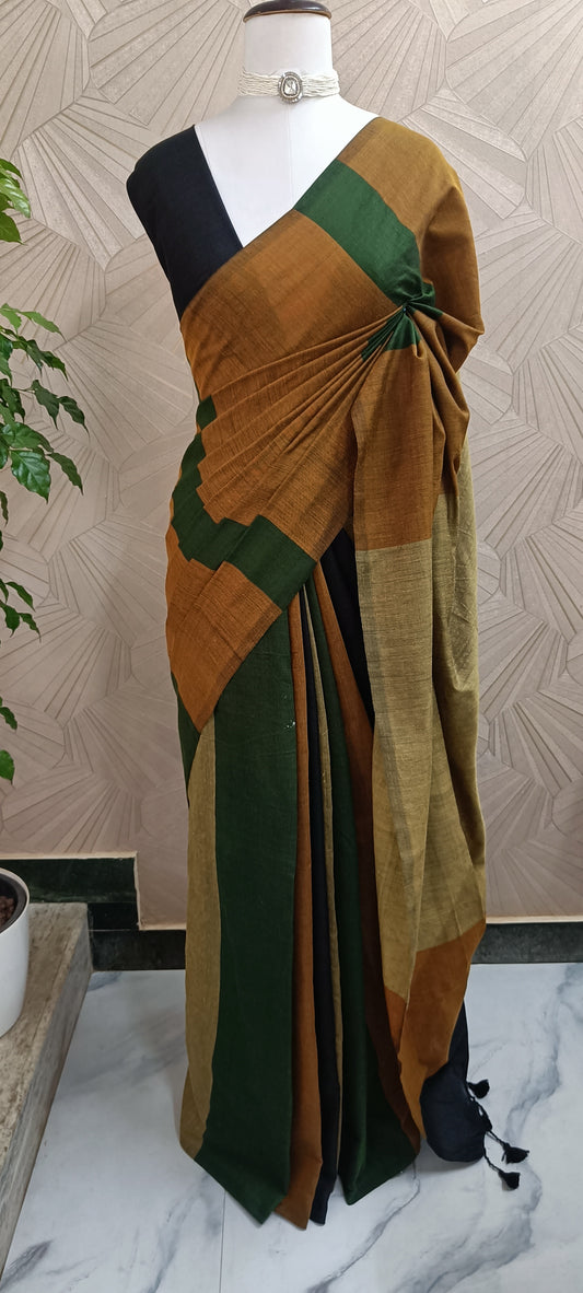 Striped Cotton Saree