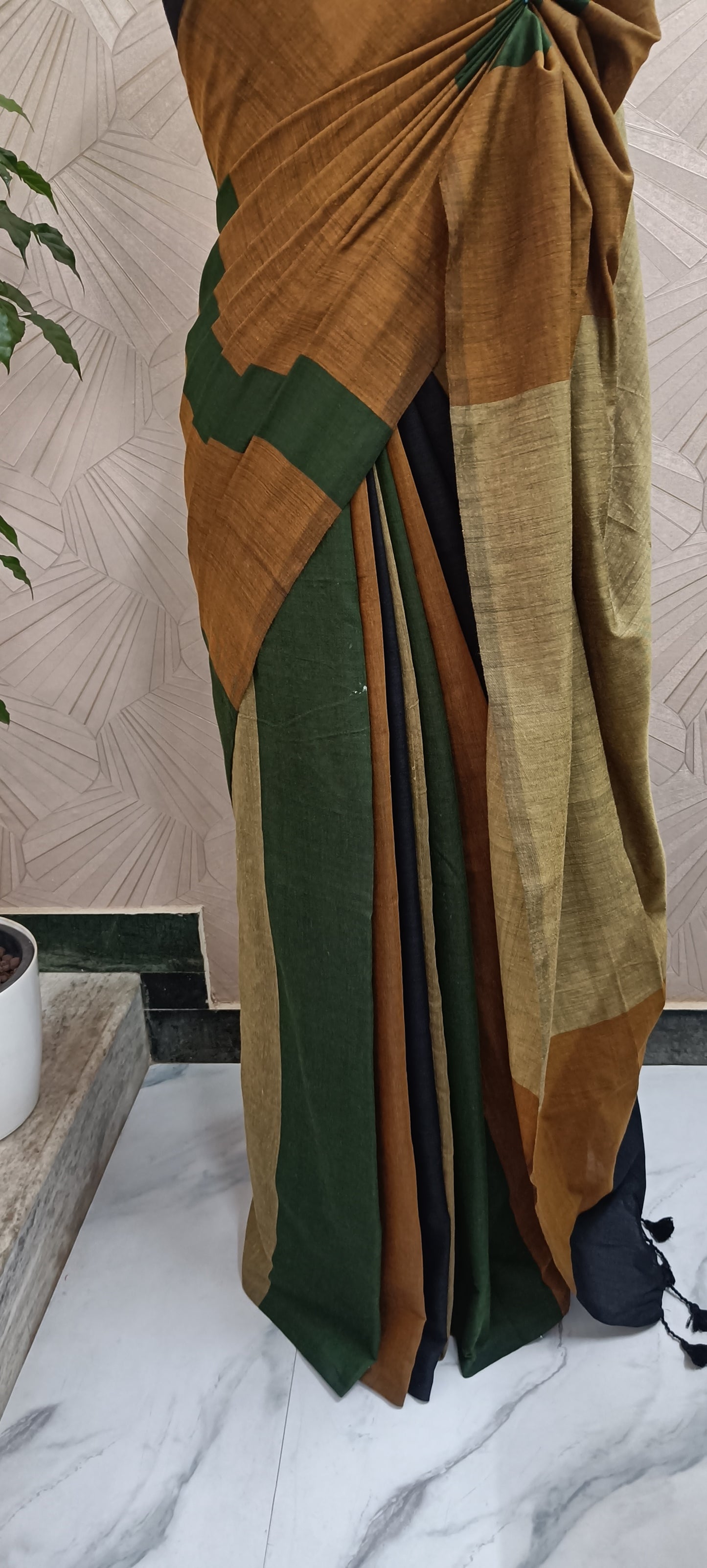 Striped Cotton Saree