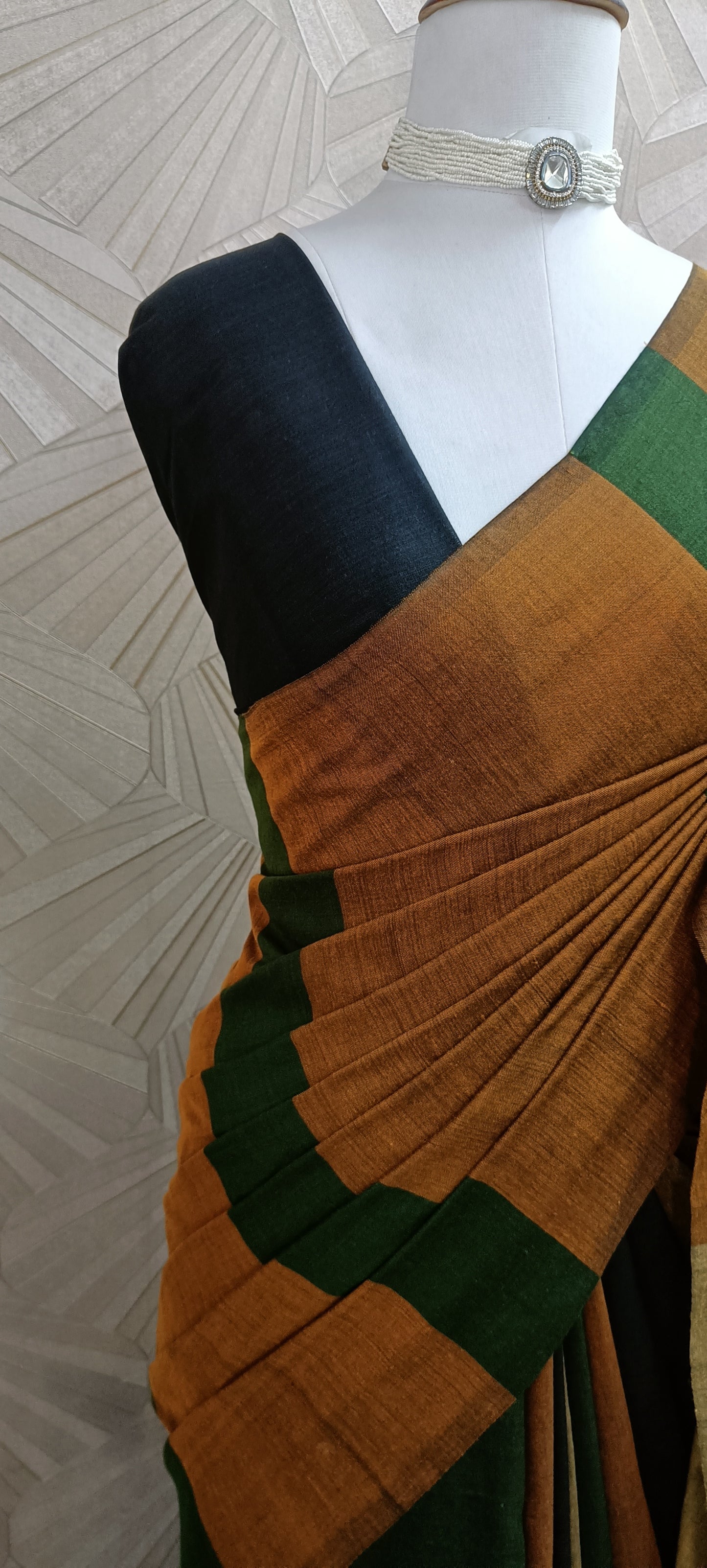 Striped Cotton Saree