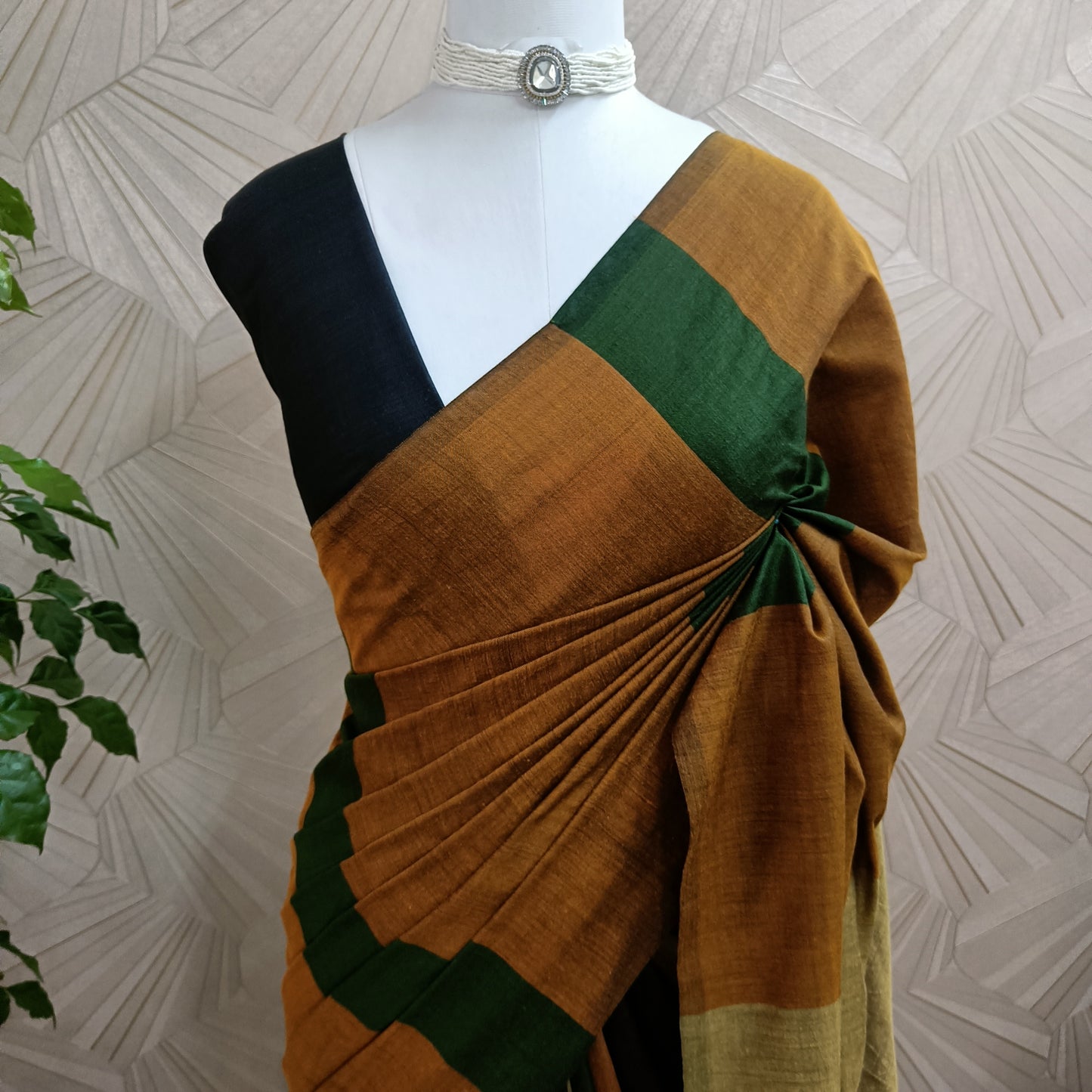 Striped Cotton Saree