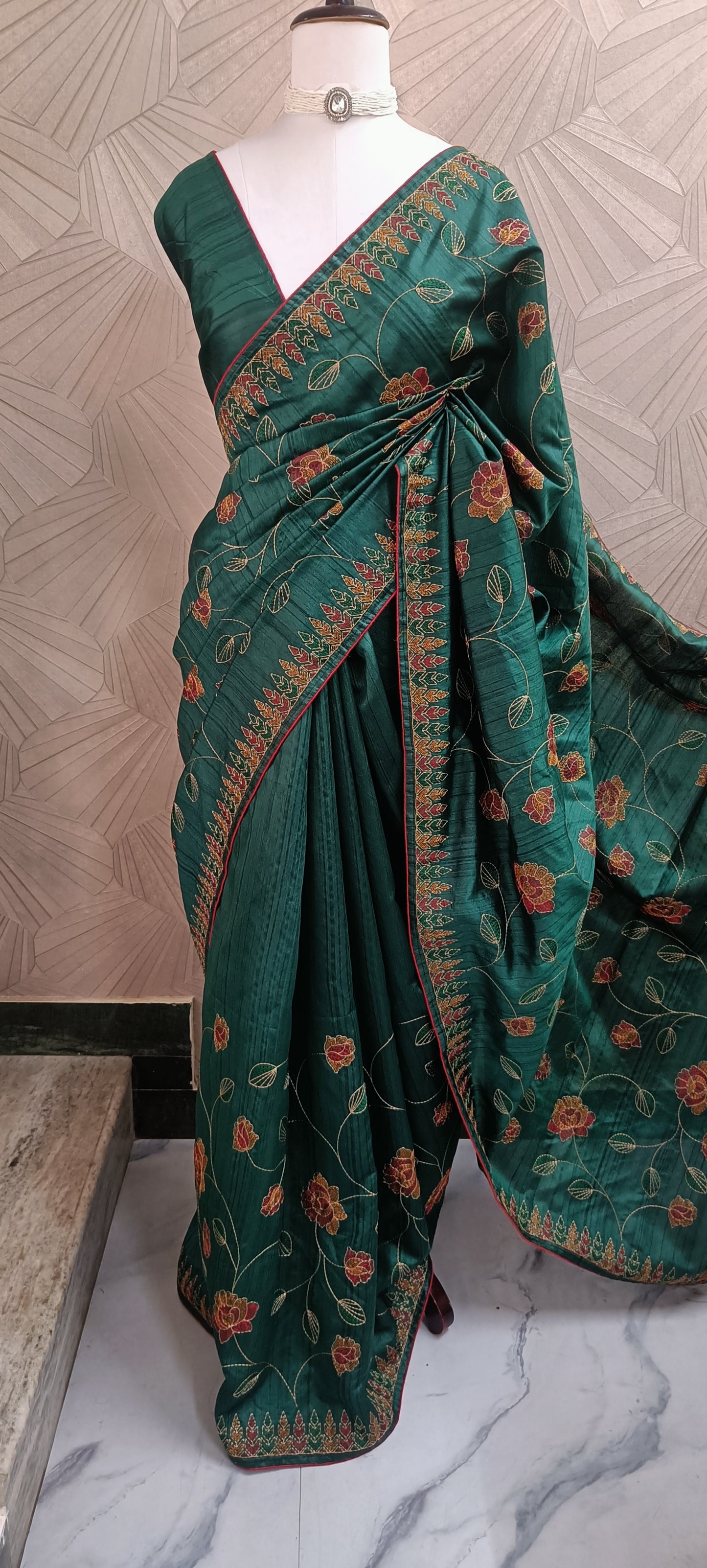 Semi Tussar Silk Saree