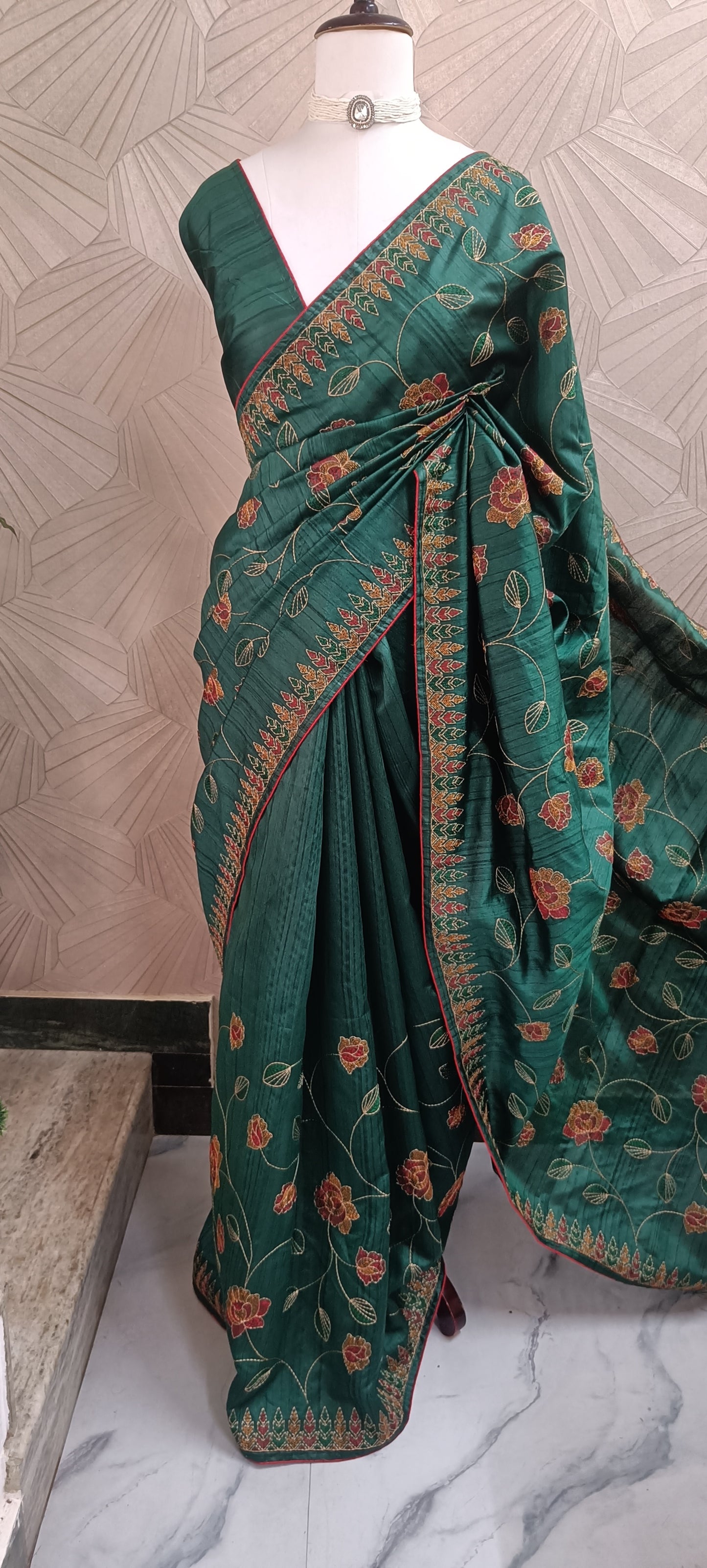 Semi Tussar Silk Saree
