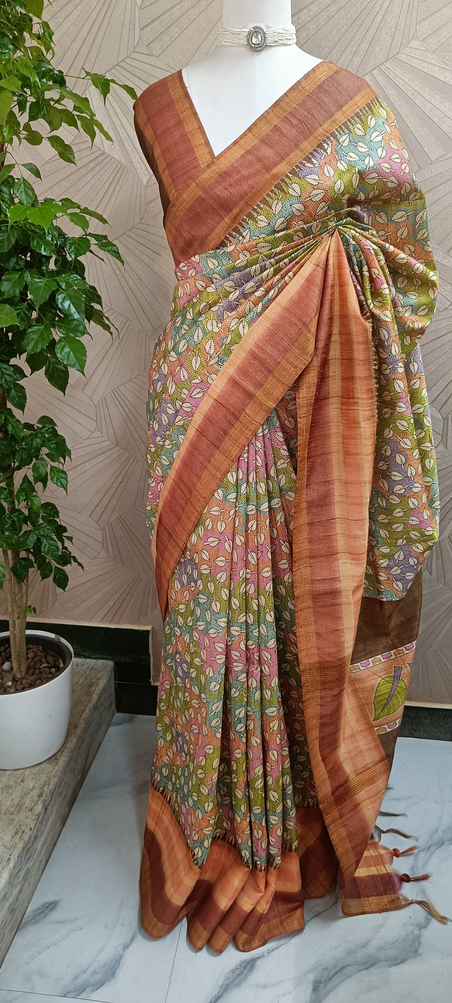 Semi Tussar Silk Saree
