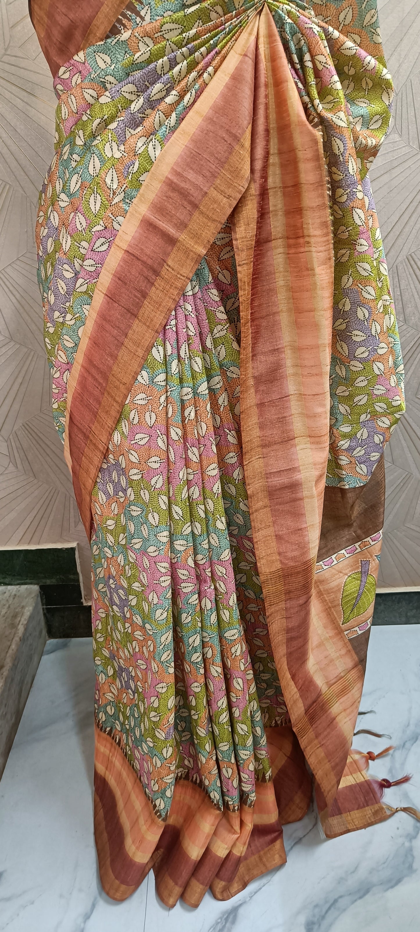 Semi Tussar Silk Saree