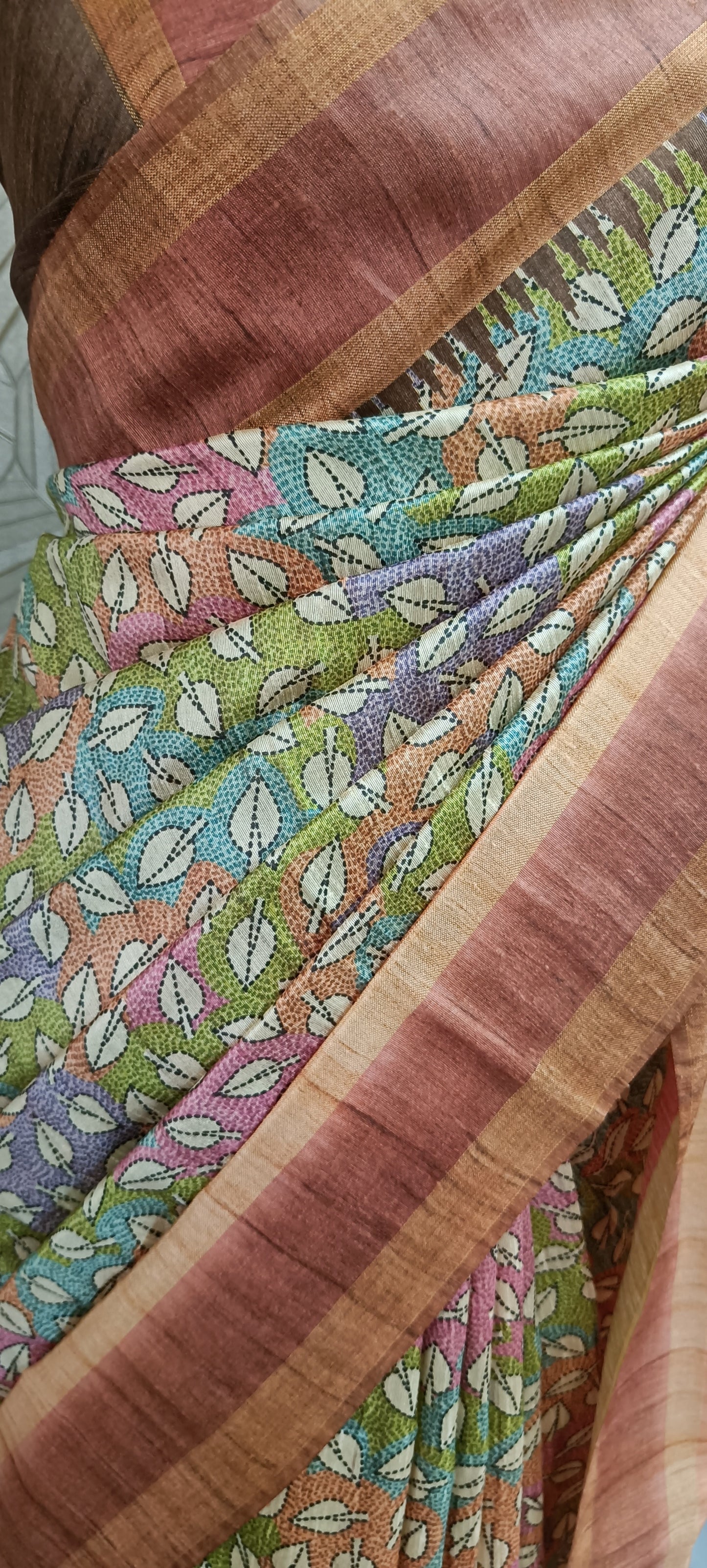 Semi Tussar Silk Saree