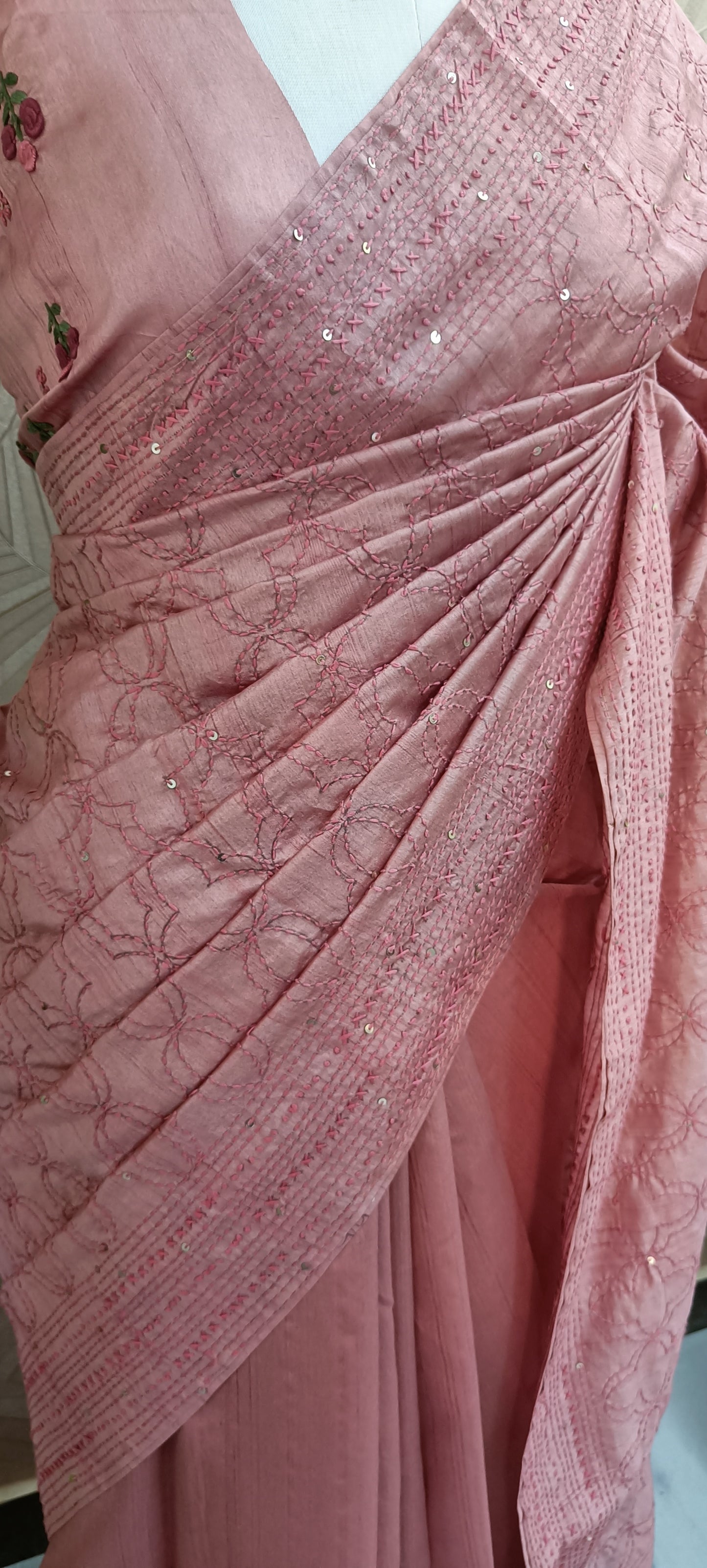 Semi Tussar Silk Saree