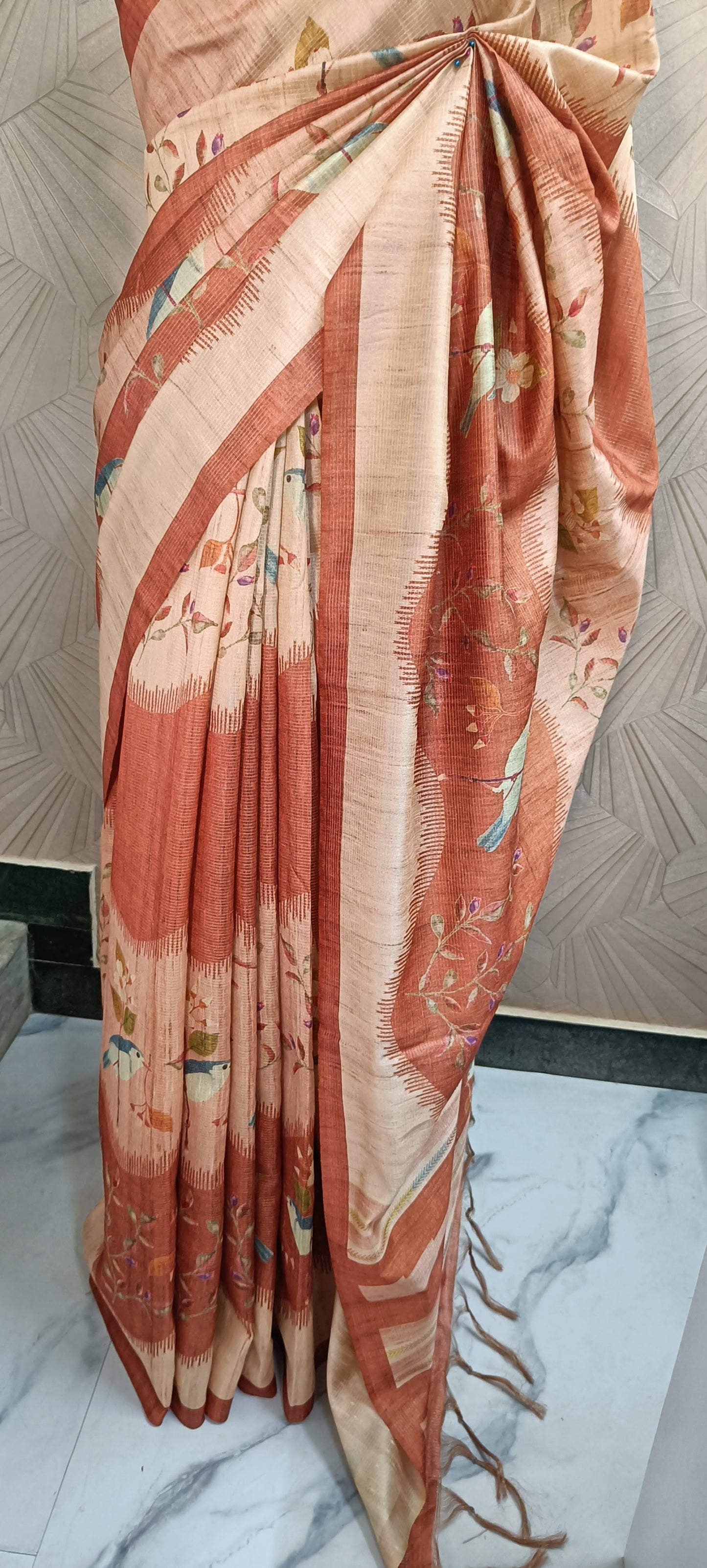 Semi Tussar Silk Saree