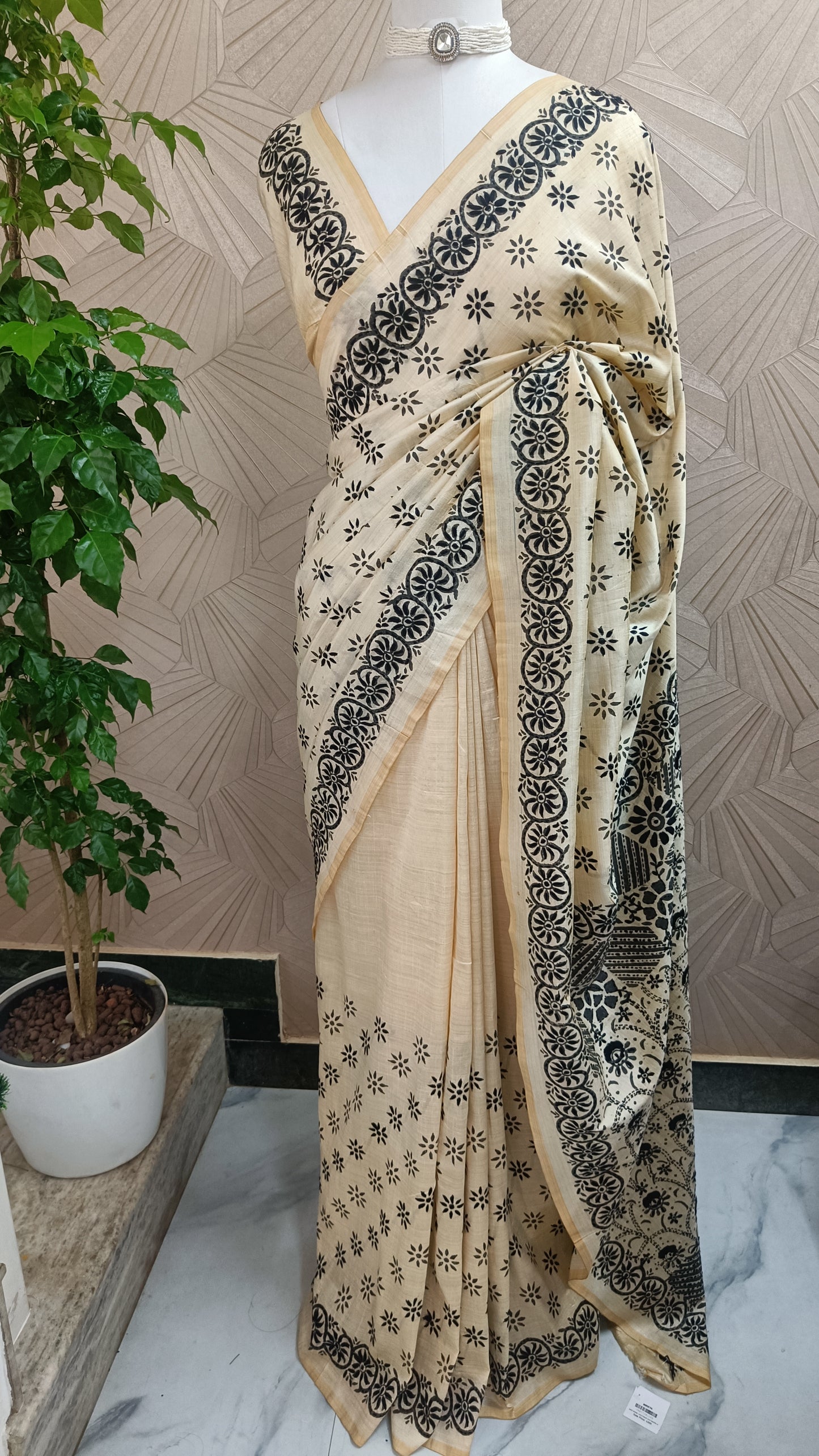 Semi Tussar Silk Saree
