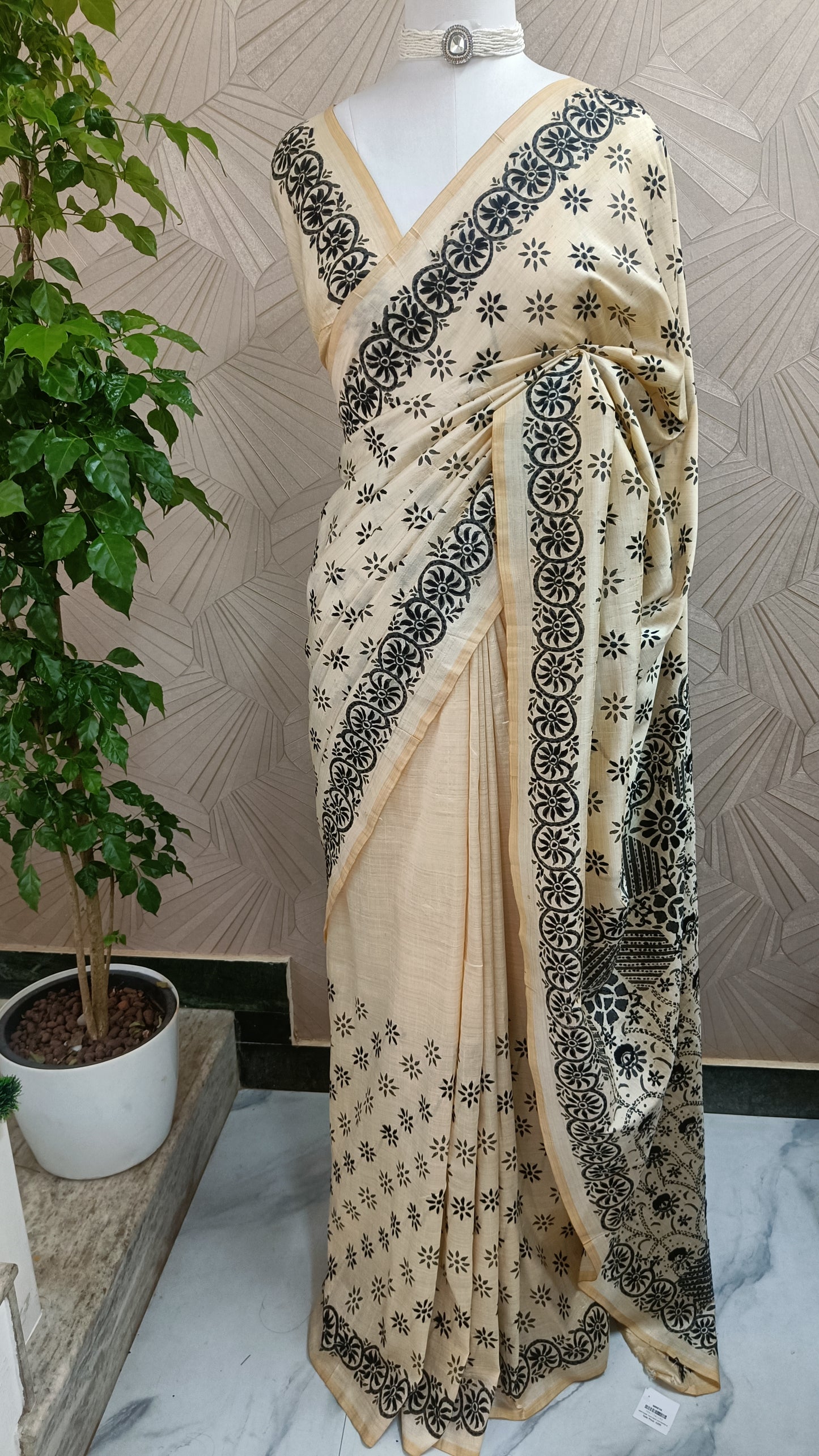 Semi Tussar Silk Saree