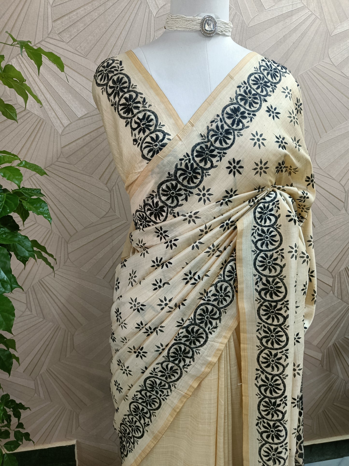 Semi Tussar Silk Saree