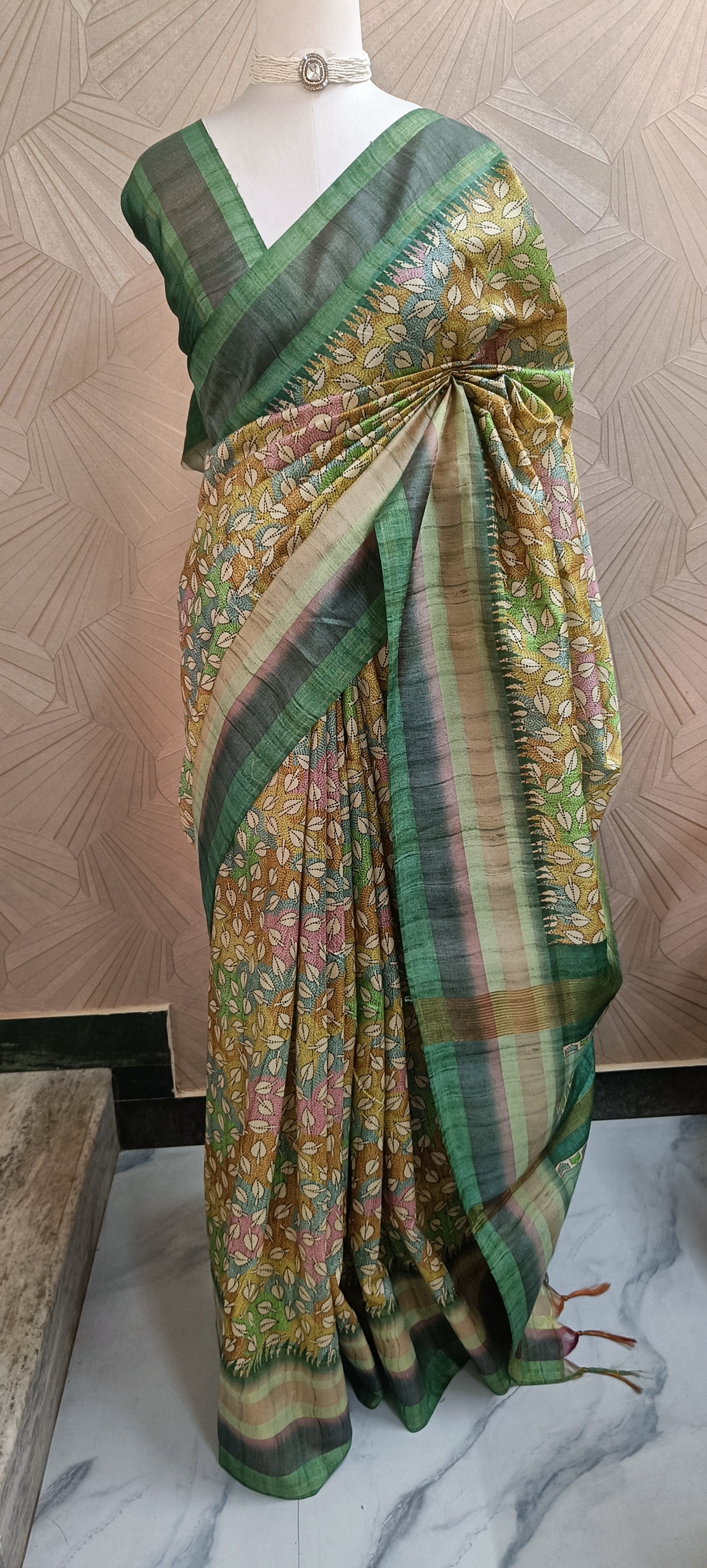 Semi Tussar Silk Saree