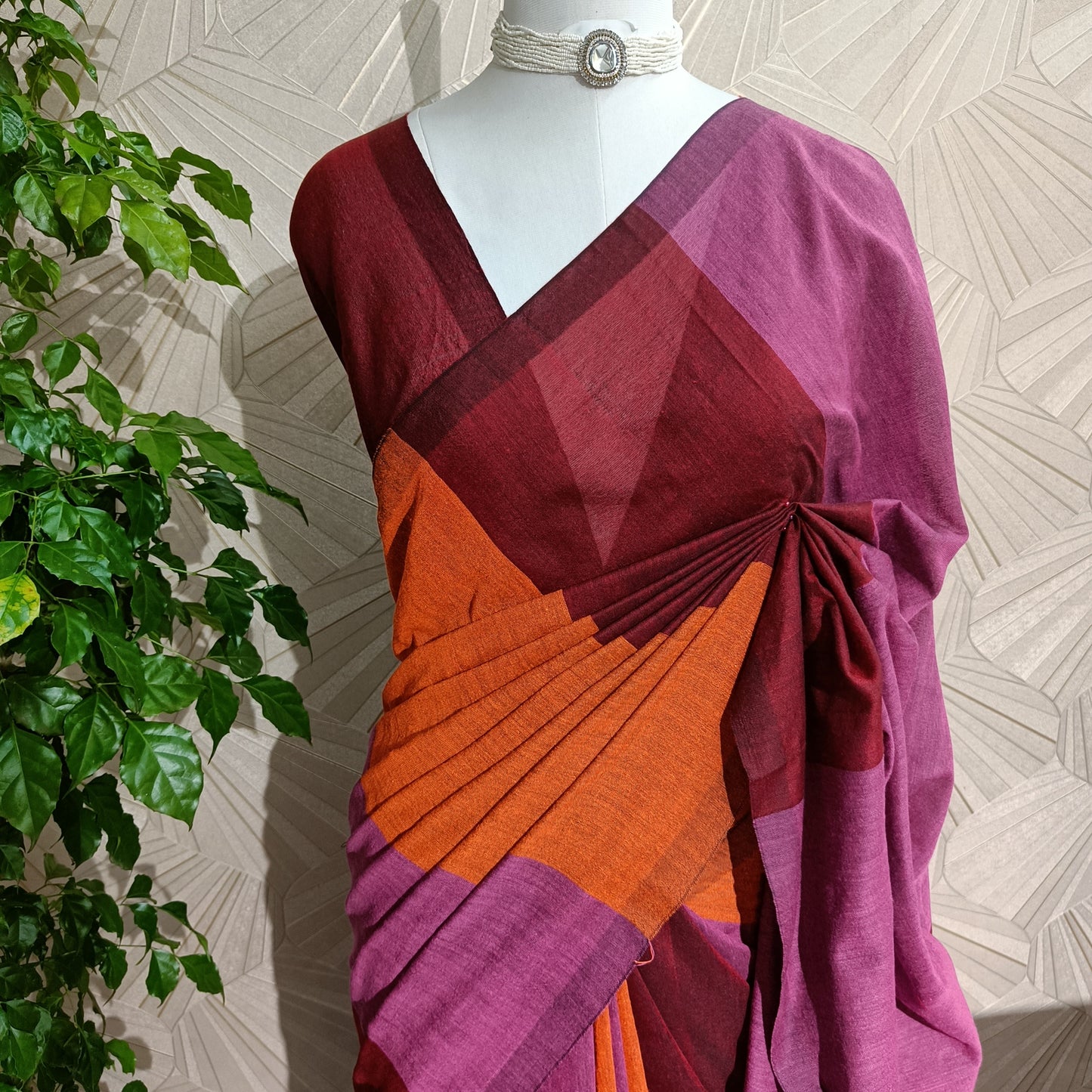 Handwoven Cotton Saree