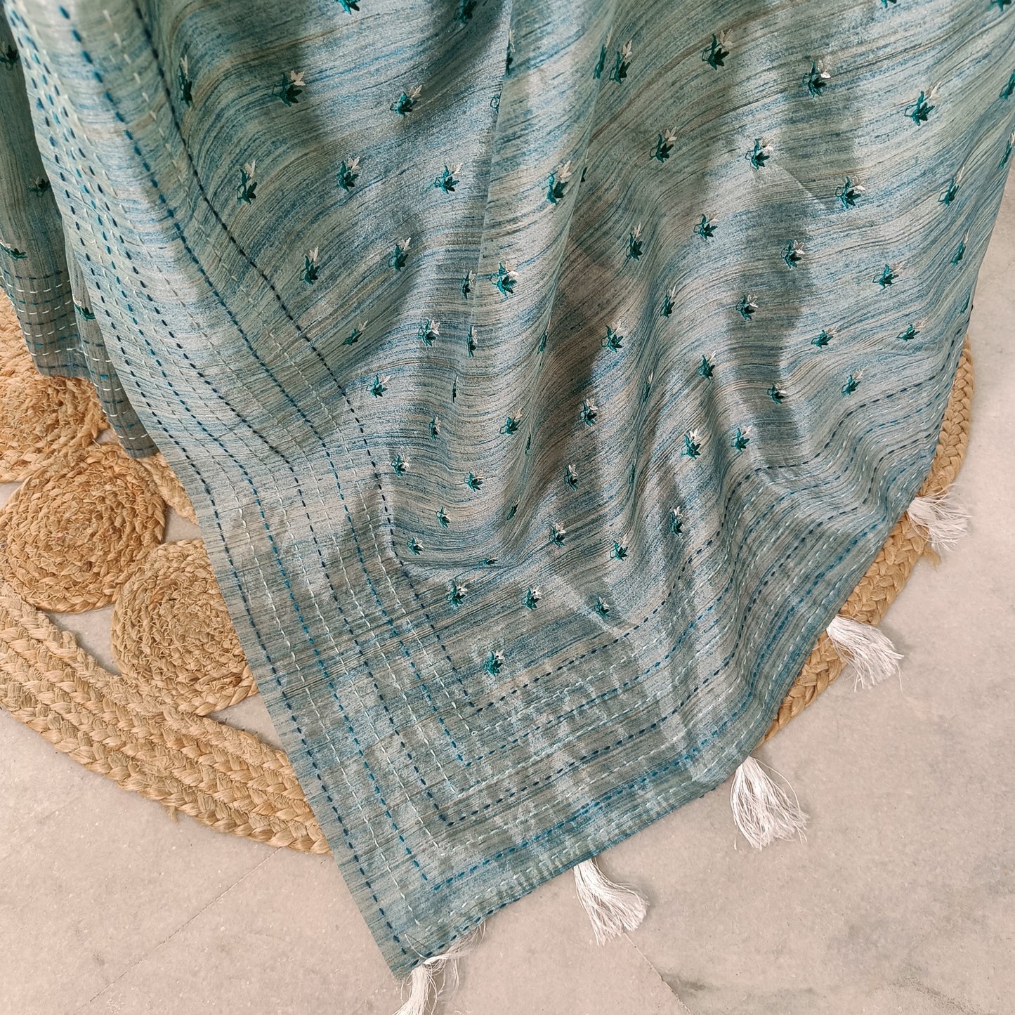 Semi Tussar Silk Saree