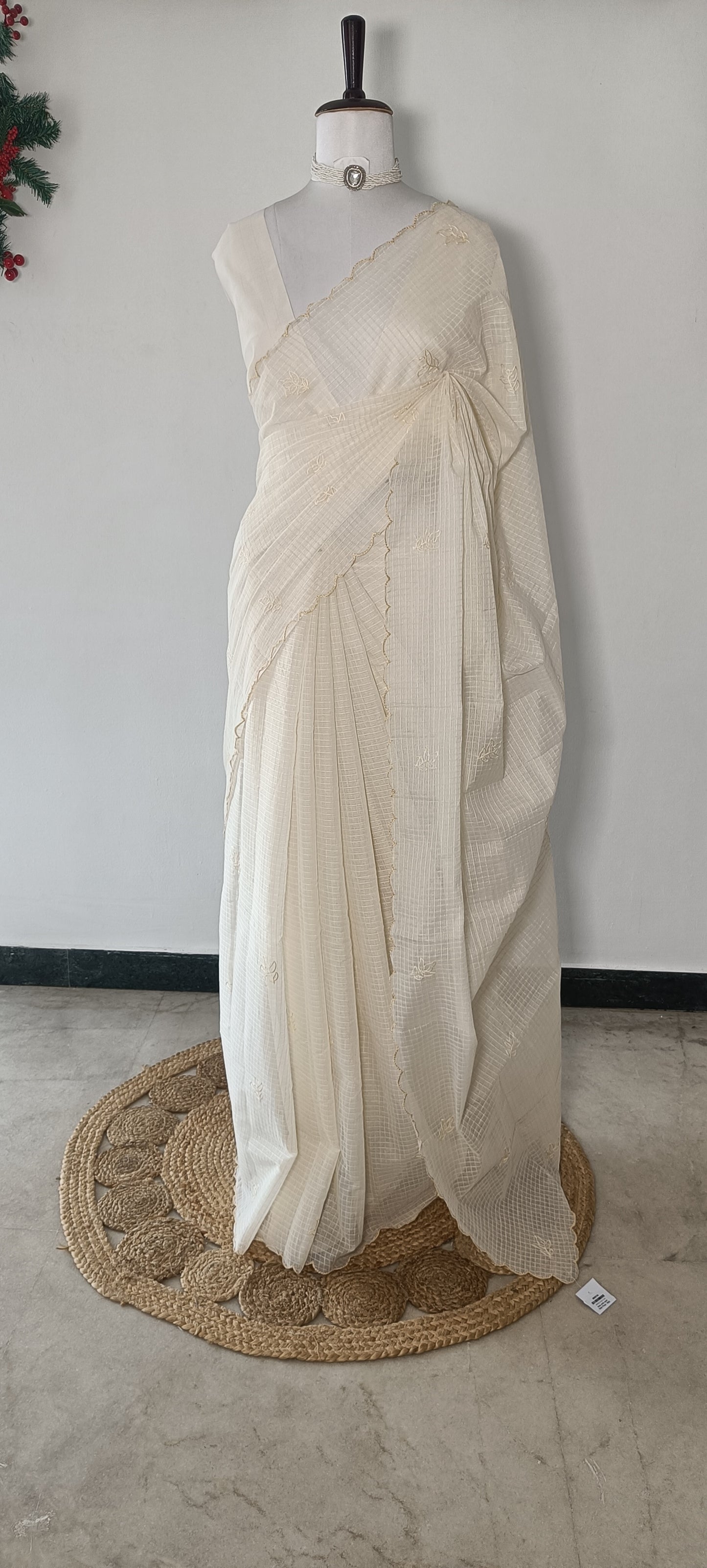 Soft Kota Embroidery Saree