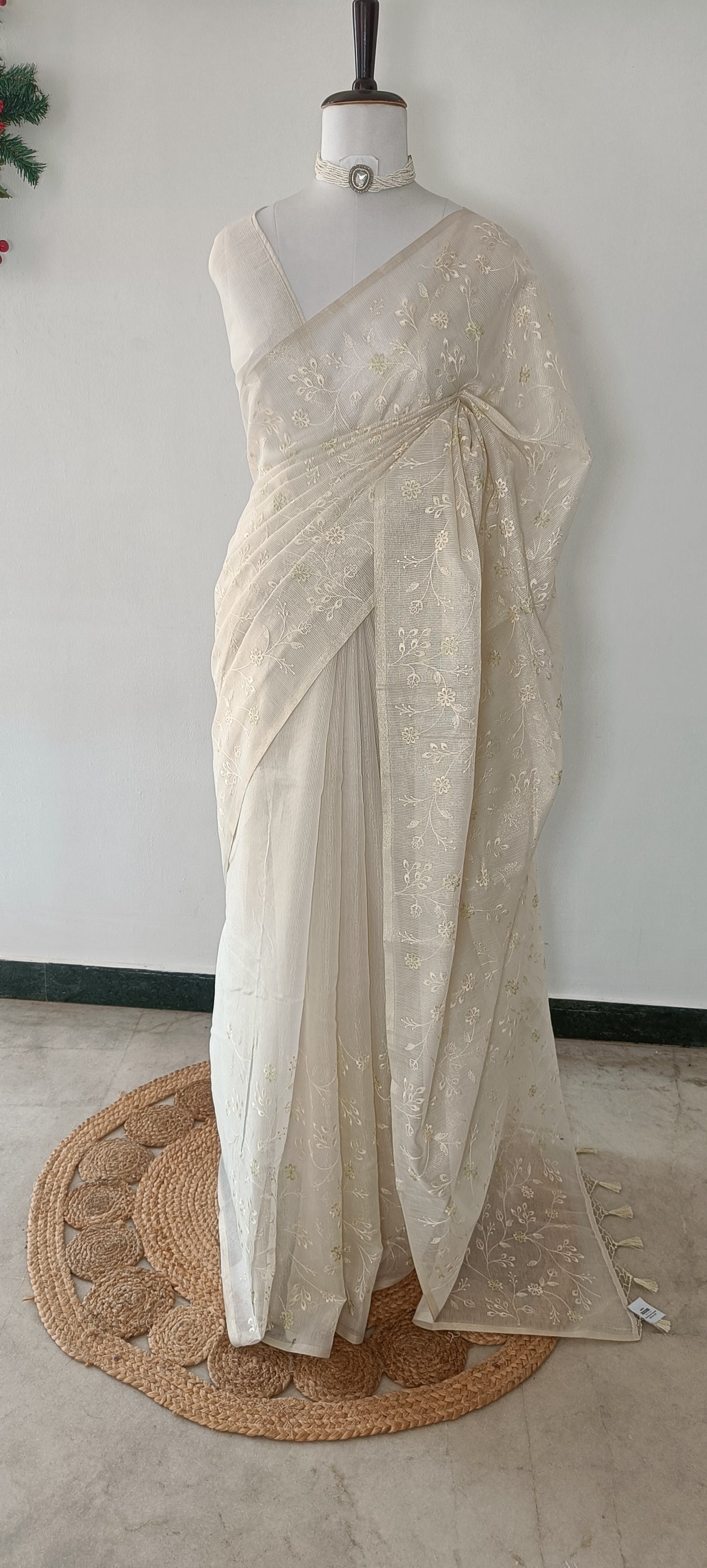 Kota Embroidery Saree