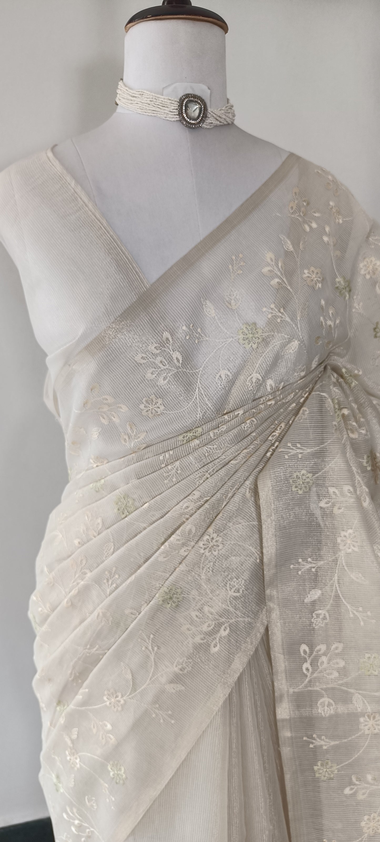 Kota Embroidery Saree
