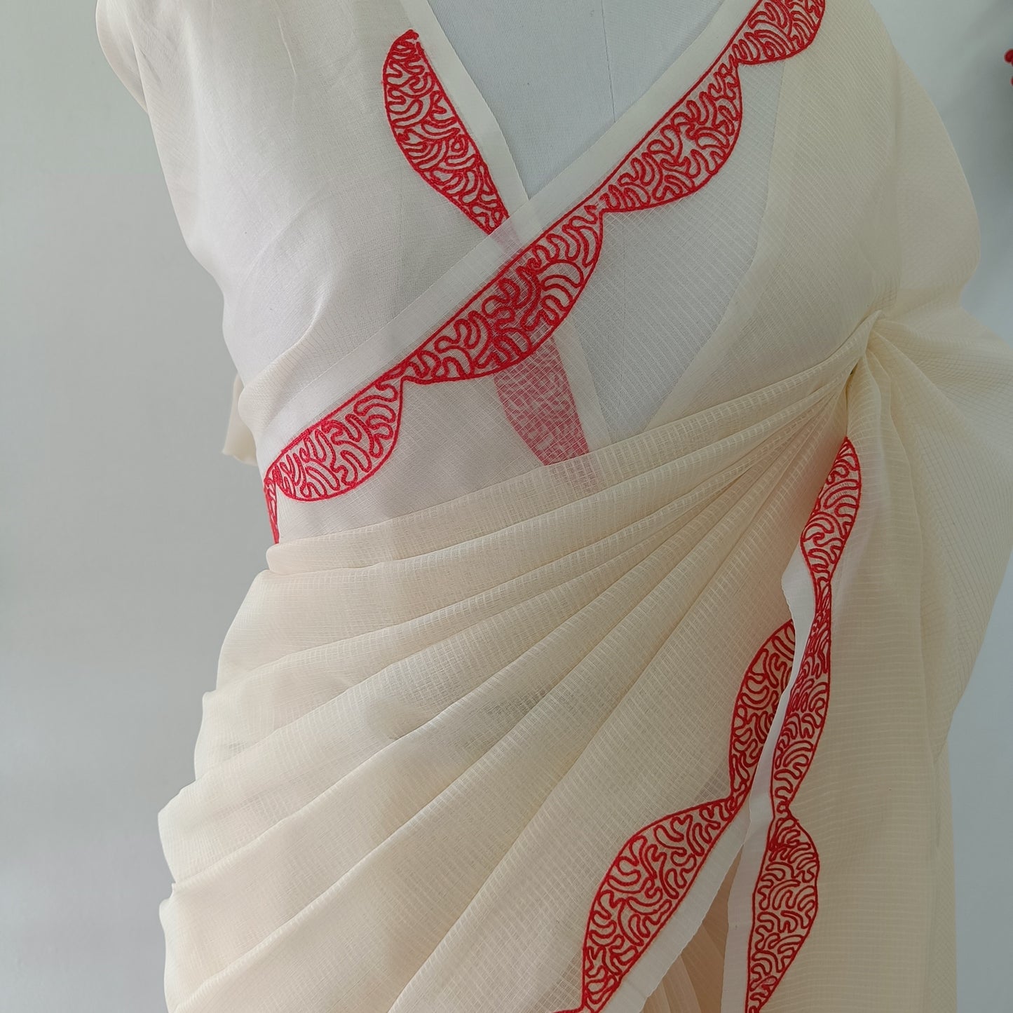 Kota Embroidery Saree