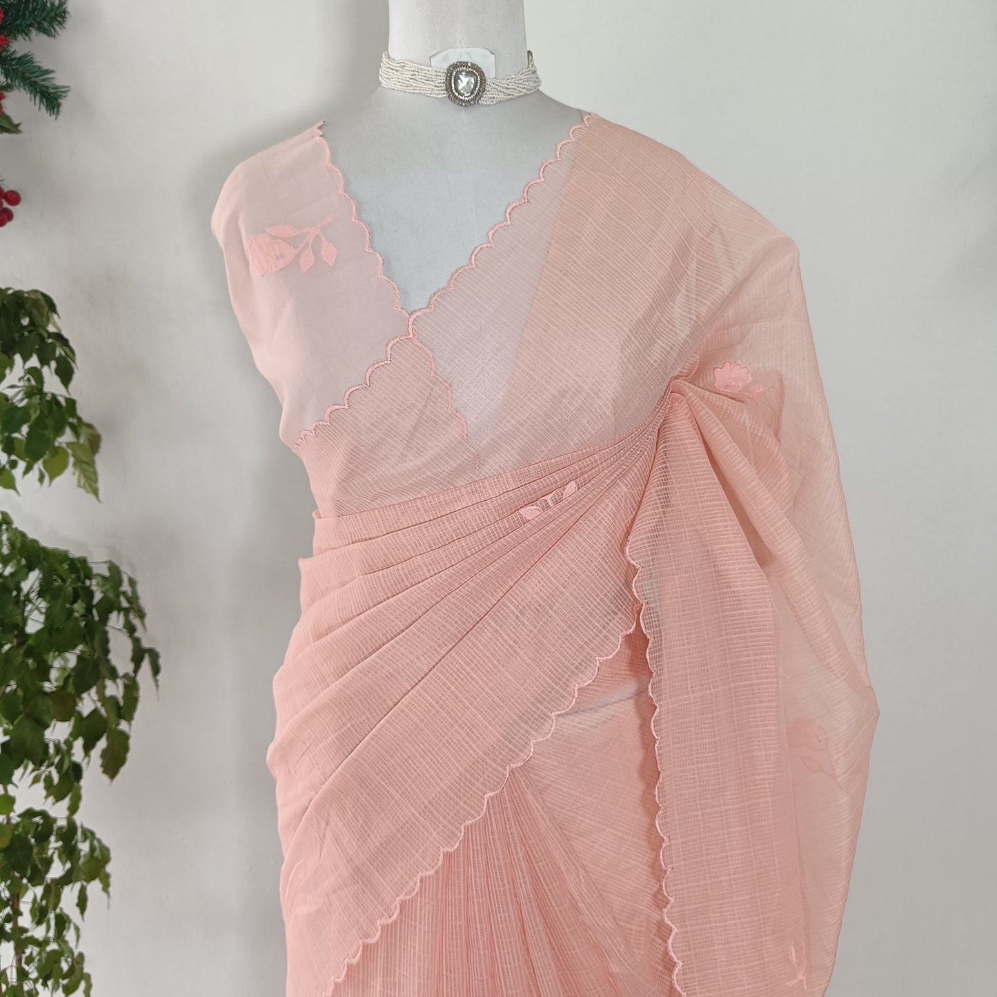 Kota Applique work saree