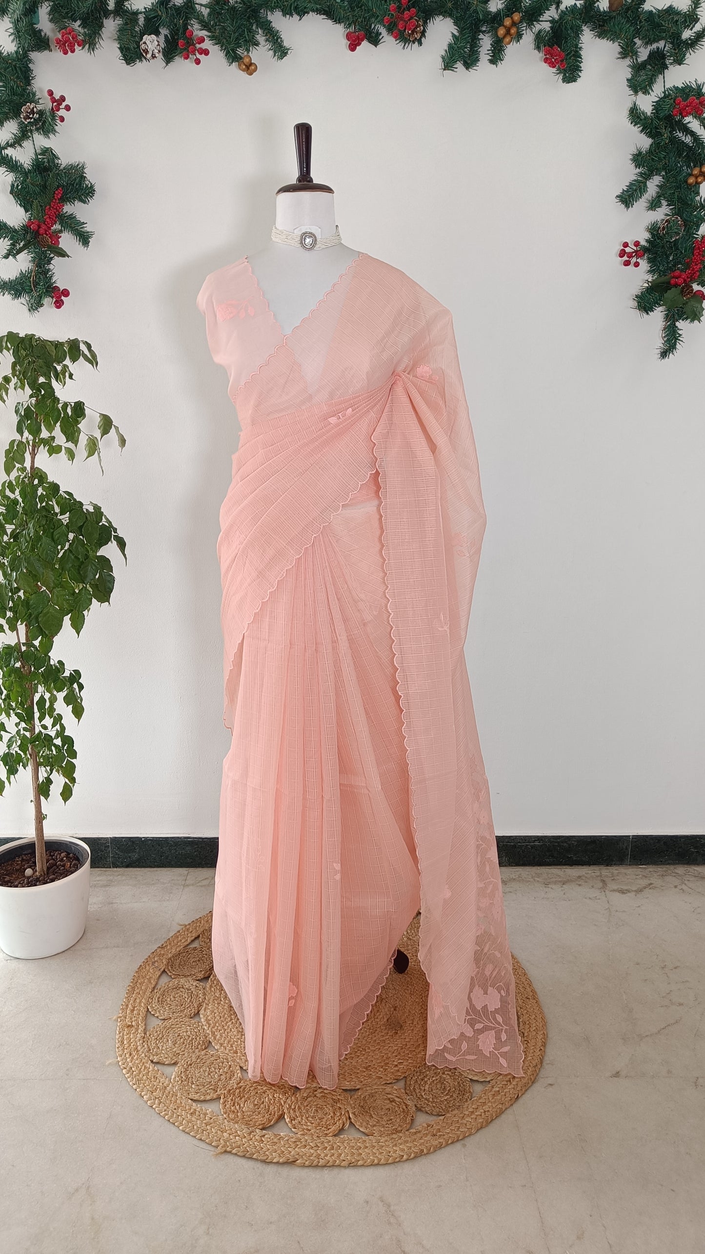 Kota Applique work saree