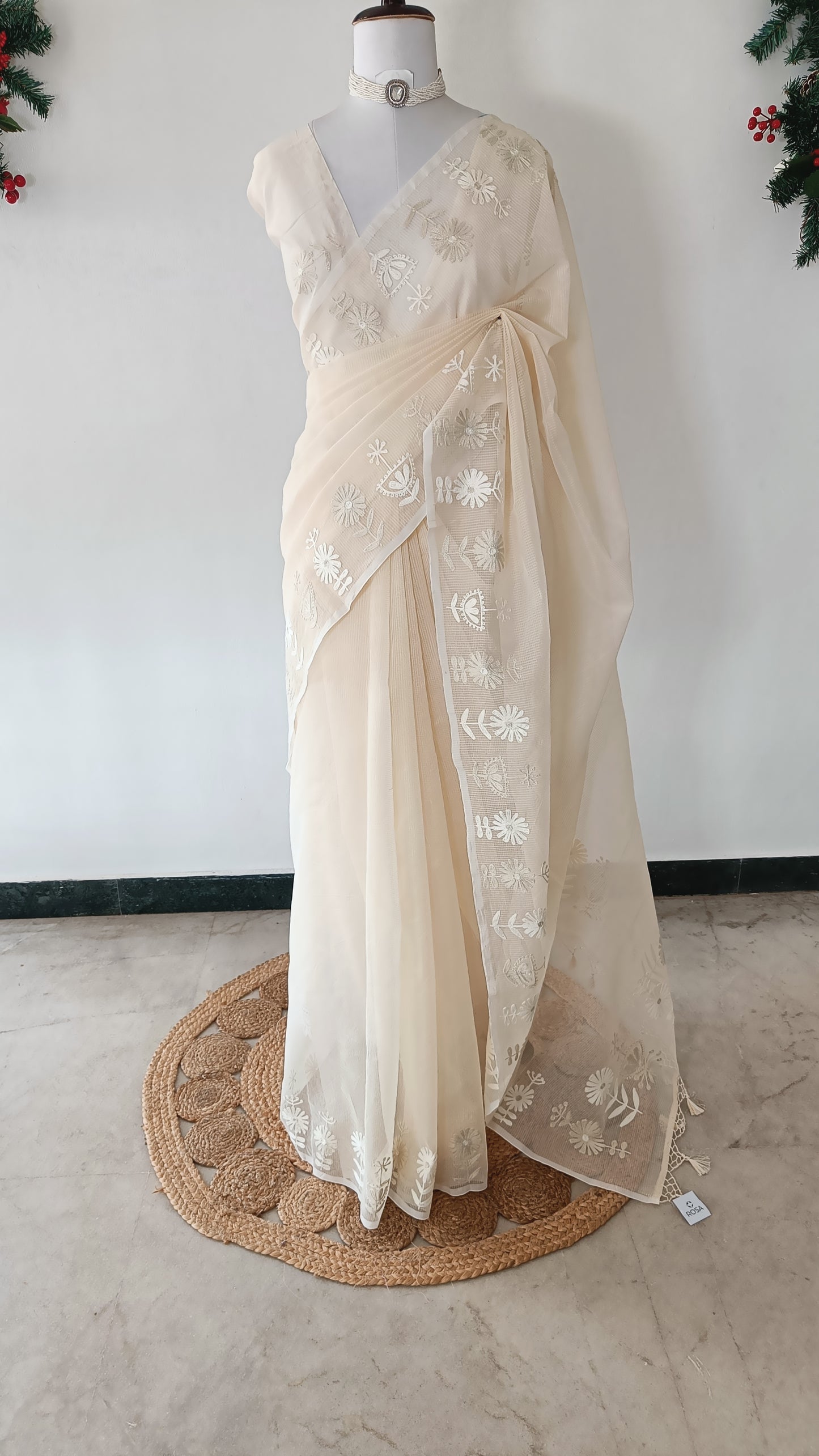 Kota Embroidery Saree