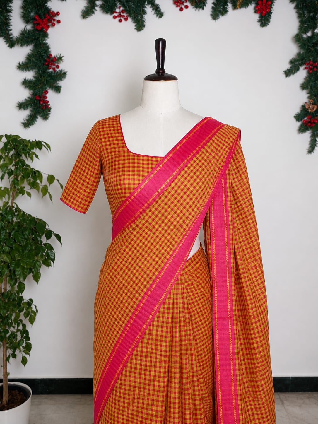 Gundumani Kattam Cotton Saree