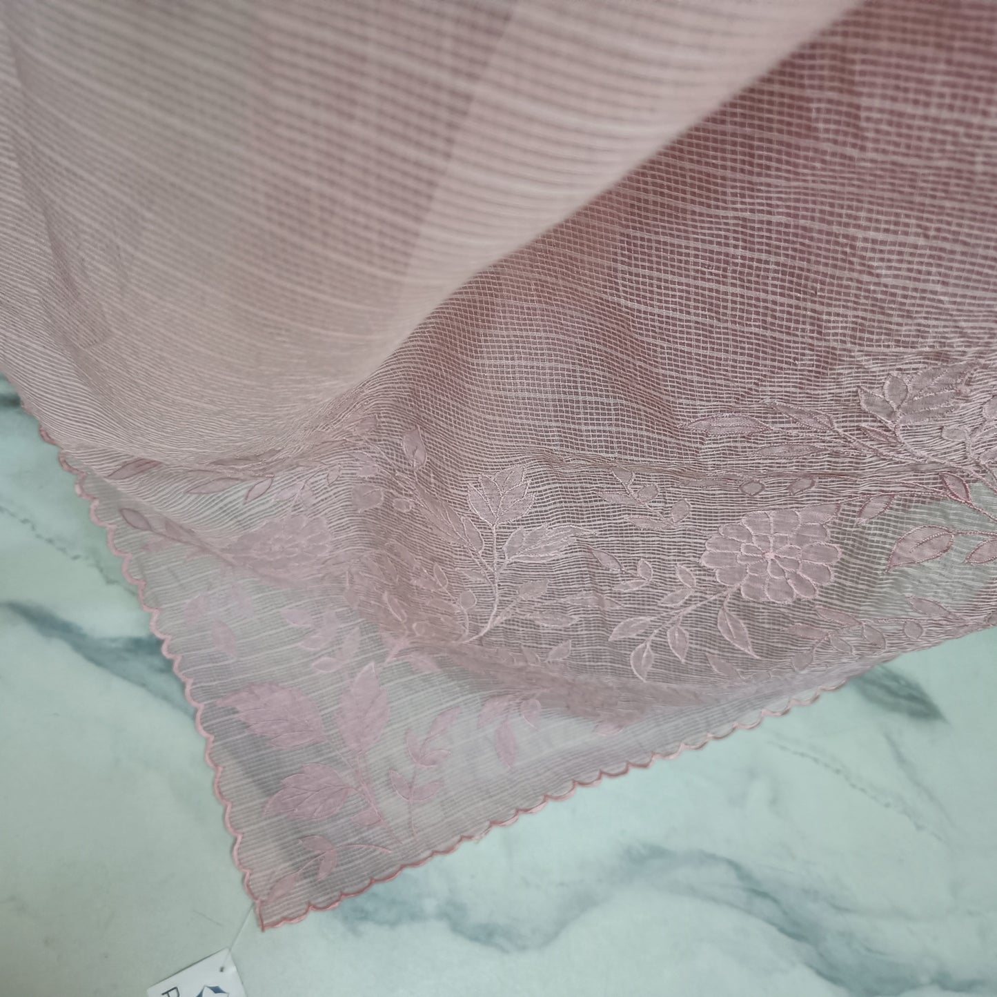 Kota Applique Work Saree