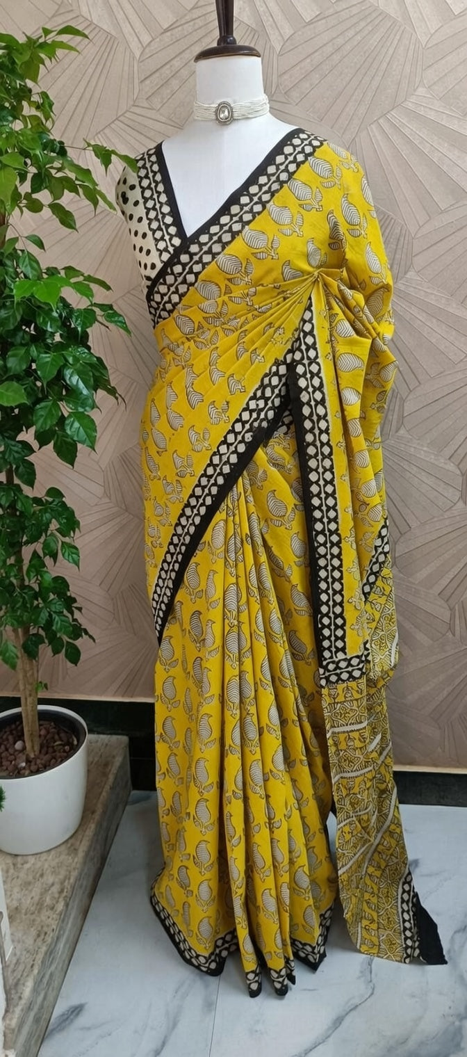 Printed Cotton Saree
