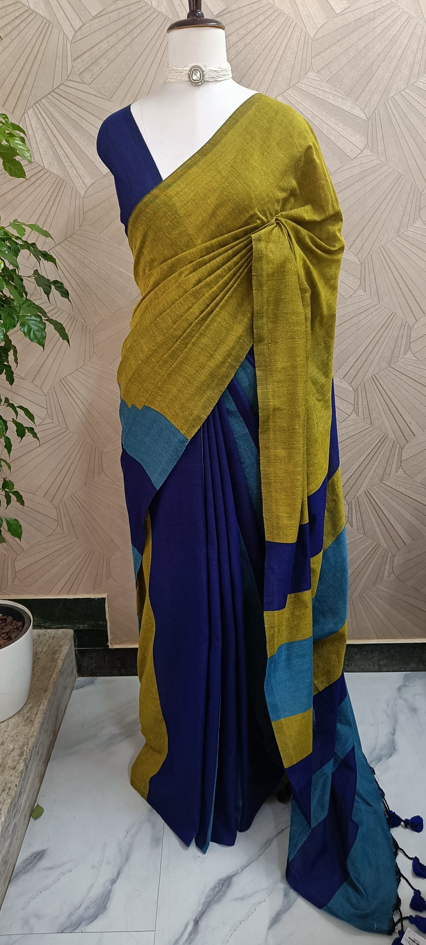 Striped Cotton Saree